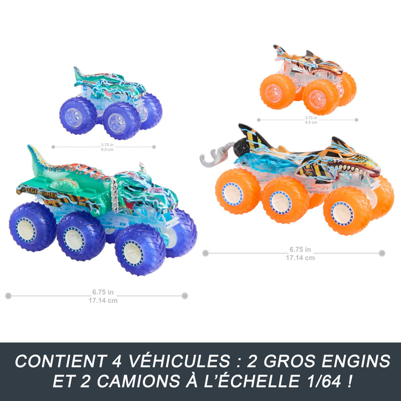 Load image into Gallery viewer, Hot Wheels-Gros Monster Trucks Power Smashers-Coffret truck
