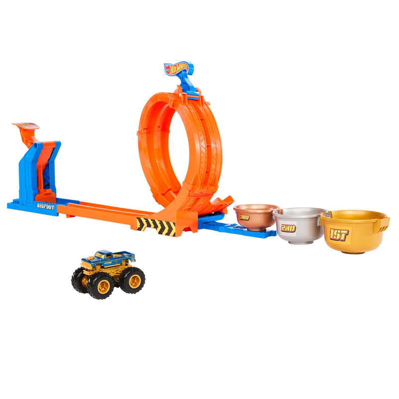 Load image into Gallery viewer, Trophy Hotwheels-Défi Fourie-Et-Renversez-Coffret with truck
